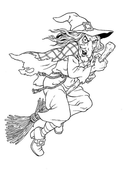 Printable Evil Witch Coloring Page Download Print Or Color Online