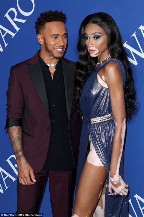Winnie Harlow Seen With Lewis Hamilton At Cfda Fashion Awards In Nyc