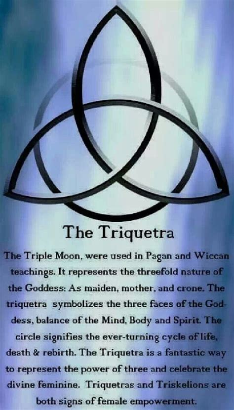 The Power Of Three Goddess Symbols Wiccan Symbols