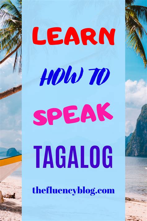 Learn Tagalog Fast Learning Languages Tagalog Learning