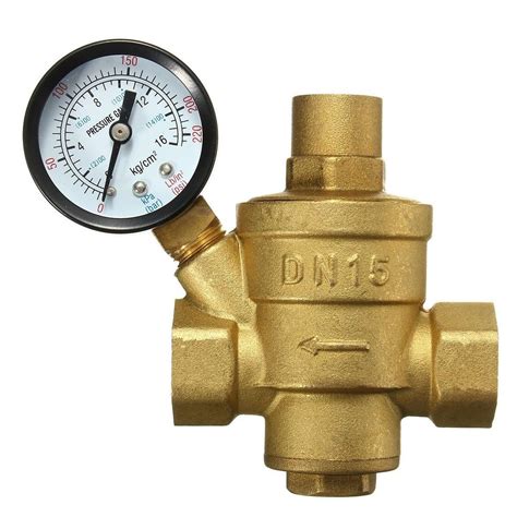 Dn15 12inch Brass Water Pressure Reducing Valve 12 Adjustable Water