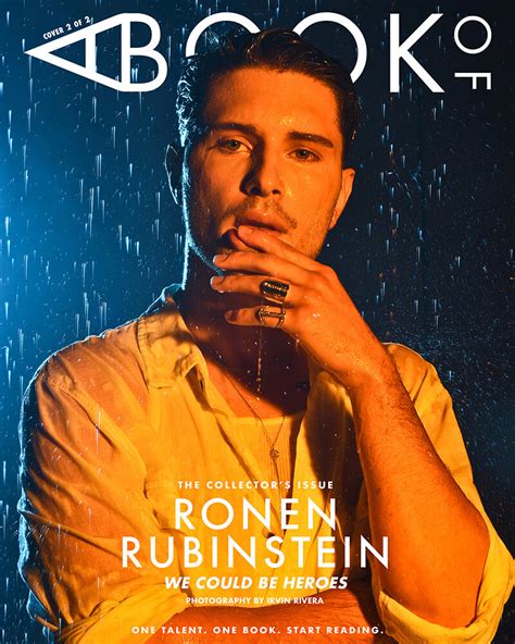Ronen Rubinstein Of 9 1 1 Lonestar Print Cover With A Book Of Magazine