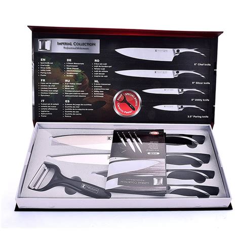 Imperial Collection 5 Piece Professional Sharp Kitchen Knife T Set