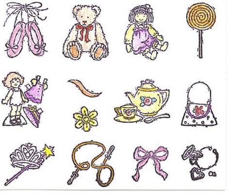 Buttons Bows Twinkle Toes Bows Stamp Set Cards