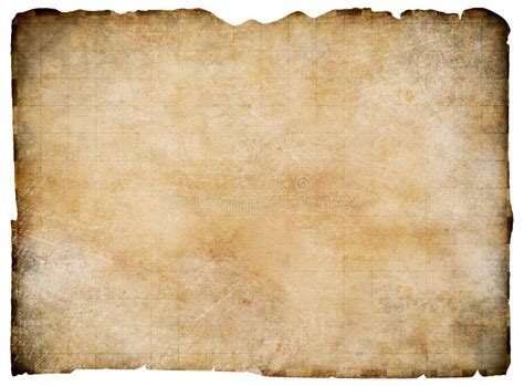 Old Blank Parchment Treasure Map Isolated Stock Photo Image 50074675