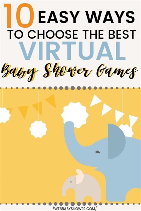 Maybe you would like to learn more about one of these? 10 Easy Ways to Choose Best Virtual Baby Shower Games ...