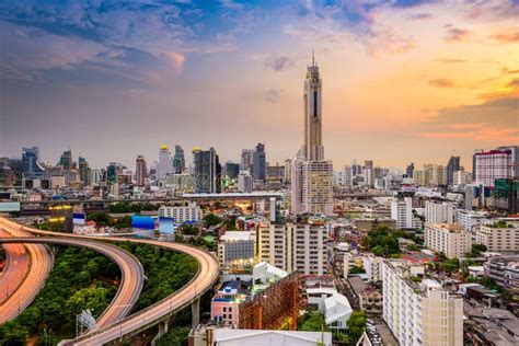 Bangkok Skyline Stock Photo Image Of Metropolitan Metropolis 67962862