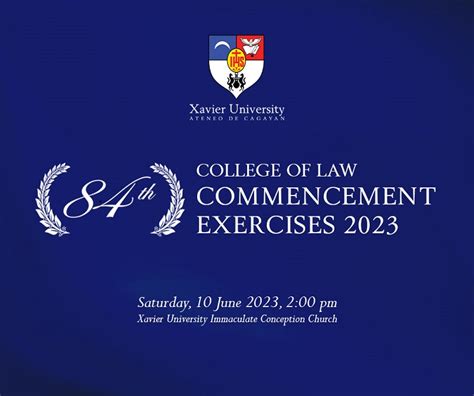 Xavier University College Of Law Commencement Exercises 2023