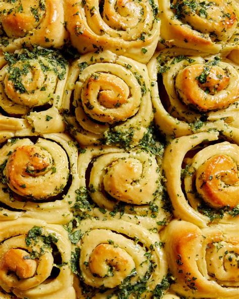Garlic Swirl Rolls Recipe The Kitchn