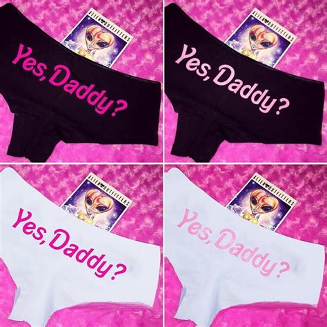 Women Funny Yes Daddy Lingerie G String Briefs Underwear Panties