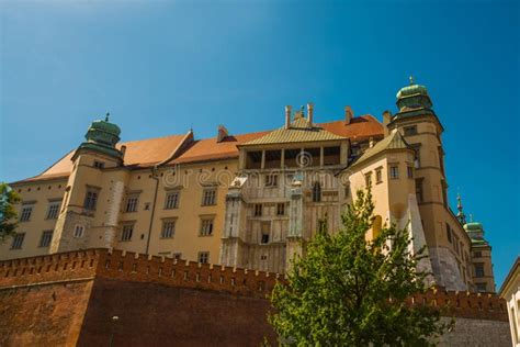 Krakow Poland Beautiful Landscape With The Famous Old Complex Of