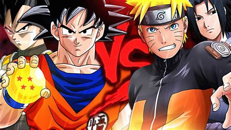 Goku E Vegeta Vs Naruto E Sasuke Duelo De Titãs Youtube