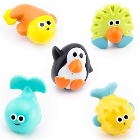 Sassy Bathtime Pals Squirt And Float Toys By Sassy Amazones Bebé