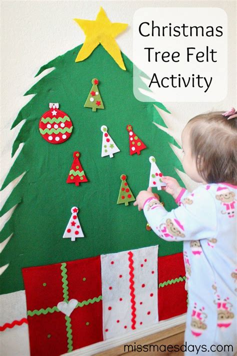 Do It Yourself Christmas Tree Felt Activity For Kids Money Saving Mom®