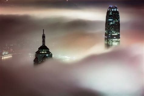 Hong Kong City Clouds Royalty Free Stock Photo