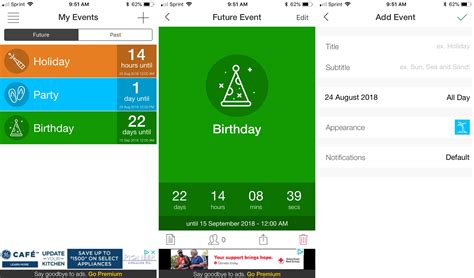 If you are going on a disney cruise or to disneyland the countdown only apps are best for you. The best countdown apps for iPhone and iPad for any event