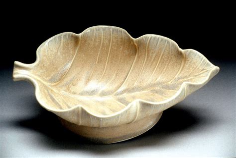 Richard Vincent Leaf Bowl Clay Pottery Clay Bowl
