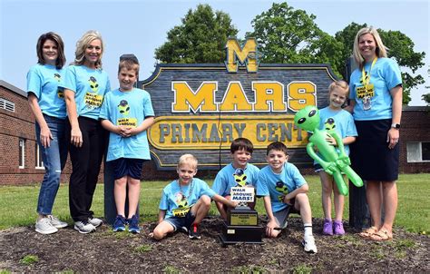 Primary Center Receives ‘walk Around Mars Trophy Mars Area Primary Center