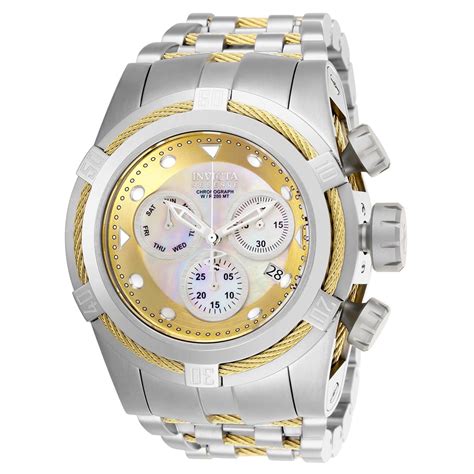 Invicta Reserve Bolt Zeus Stainless Steelgold Band Metalmother Of