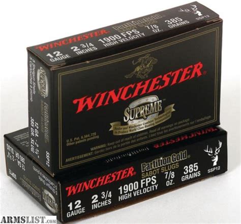 Partition gold products are winchester's best. ARMSLIST - Want To Buy: Winchester supreme partition gold ...