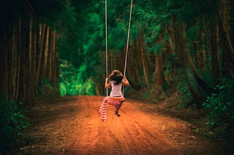 Girl And Swing Hd Wallpapers Wallpaper Cave