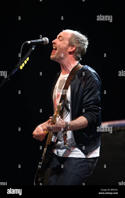 Fran Healy Of Travis Performing Live On Stage At V Festival Stock Photo