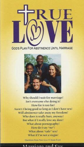 true love gods plan for abstinence until marriage vhs christian sexual hot sex picture