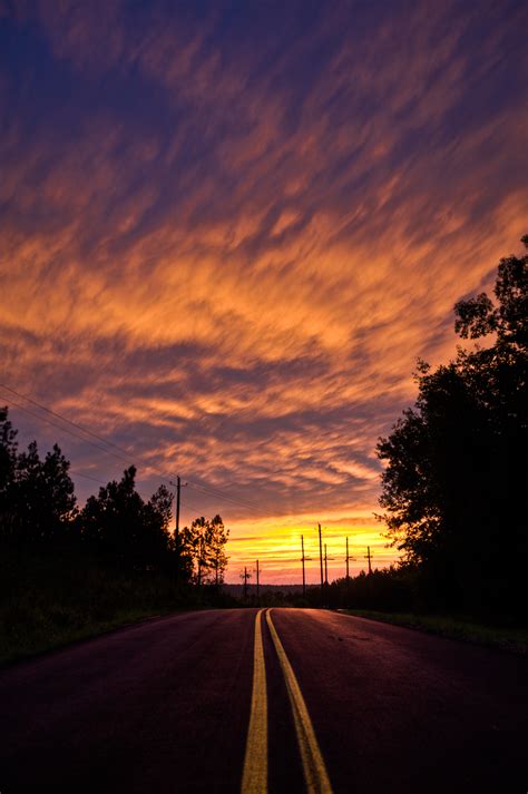 Sunset Road By Matthewfoxxphotos On Deviantart