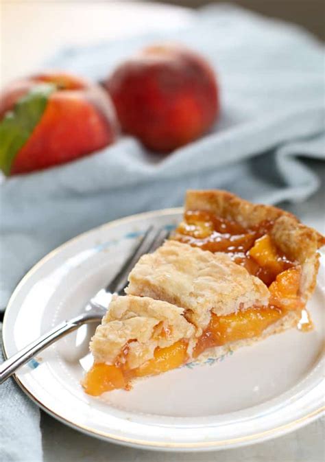 Fresh Peach Pie Recipe - Cleverly Simple
