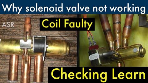 How To Test Solenoid Coil Solenoid Valve Not Working Inverter Ac