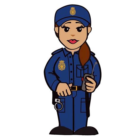 Regalo Para Mujer Policía Pendrive Representativo De Su Profesión