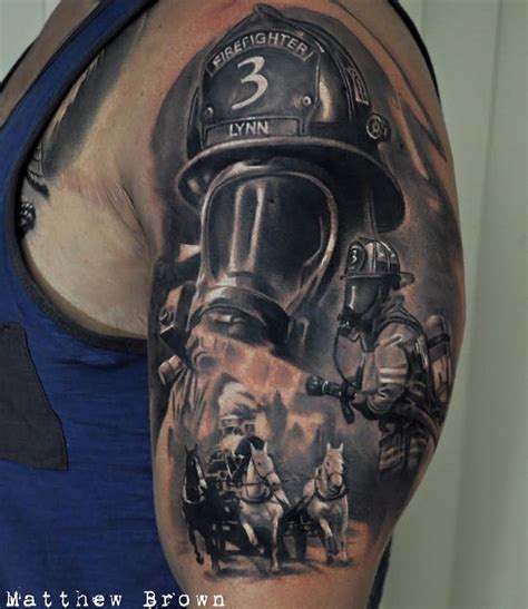 30 Firefighter Tattoos On Sleeve