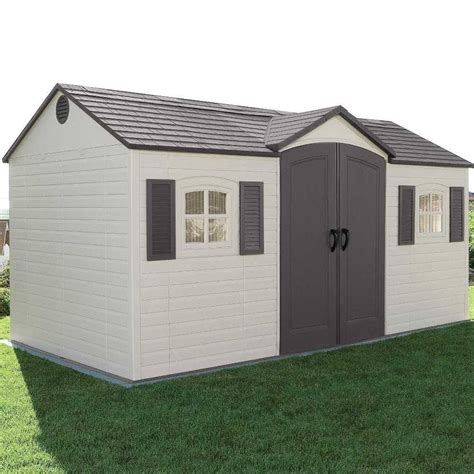 Home Garden And More Lifetime 6446 15x8 Foot Outdoor Storage Shed