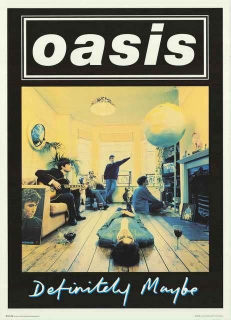 Oasis Definitely Maybe Album Cover 1994 Poster 25x35 Definitely Maybe Oasis Album Album Covers