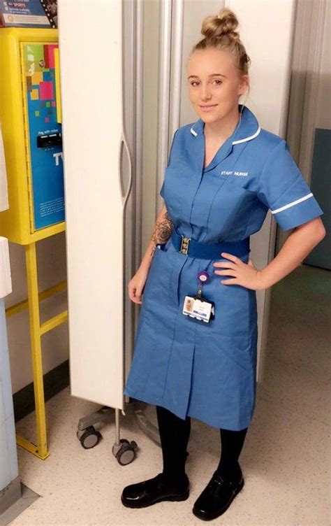 Nurse In Nursing Fashion Nurse Fashion Scrubs Nurse Dress Uniform
