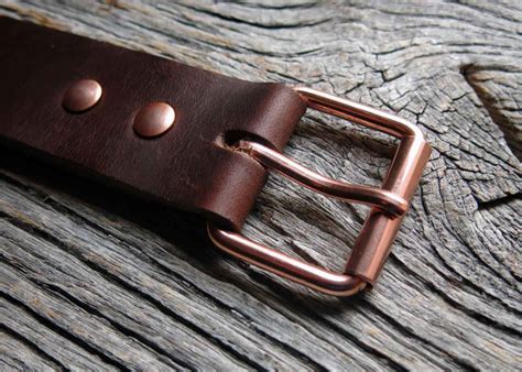New Extra Strong Copper Belt Buckle For Leather Thesterlingbuckle