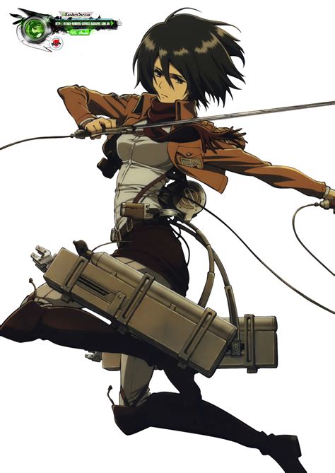 Who loves attack on titan? Shingeki no Kyojin:Mikasa Ackerman Air HD Render | ORS ...