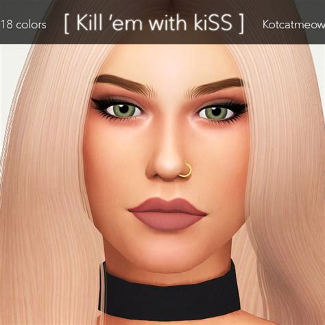 Kill‘em With Kiss Collection At Kotcatmeow Sims 4 Updates