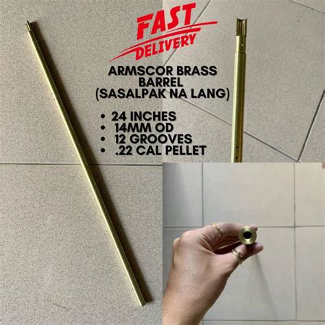 Armscor Airgun Brass Barrel Sasalpak Na Lang 24 Inches 14mm Od 12