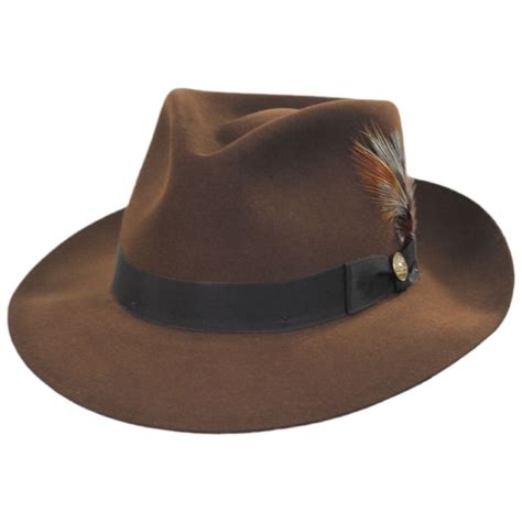 Stetson Chatham Fur Felt Fedora Hat All Fedoras