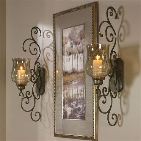 Uttermost Davinia Candle Sconce 04173 Tuscan Decorating Iron Decor