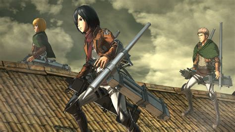 The attack on titan manga and anime series feature an extensive cast of fictional characters created by hajime isayama. Crunchyroll - Attack on Titan 2: Final Battle Clips Put ...