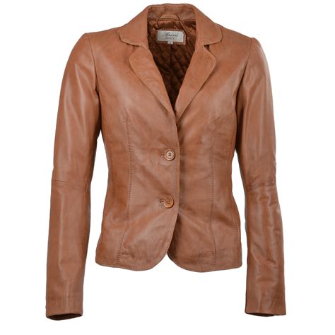 Womens Leather Jacket Tan Summer Womens Leather Jackets