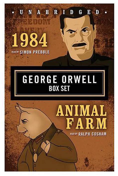 George Orwell Boxed Set 1984 Animal Farm By George Orwell English