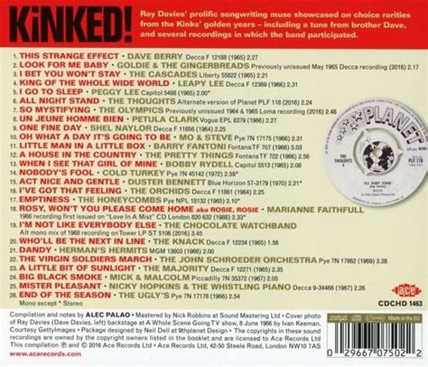 Kinked Kinks Songs And Sessions 1964 1971 Cd Jpc