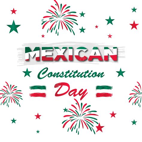 Constitution Day Vector Art Png Mexican Constitution Day With Star And