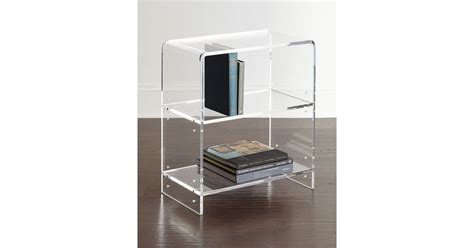 Everly Acrylic Bookcase Best Furniture From Horchow Popsugar Home