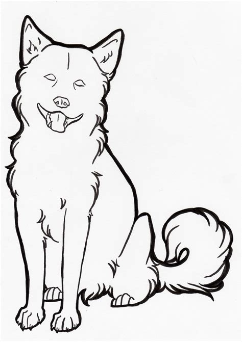 Line Drawing Dogs