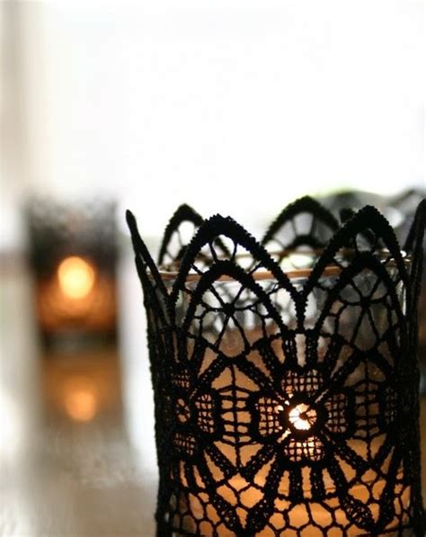 Total Blur Diy Lace Candle Holder