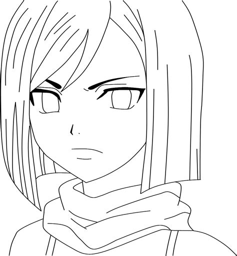 Short Hair Erza Knightwalker Lineart By Soarindash123 On